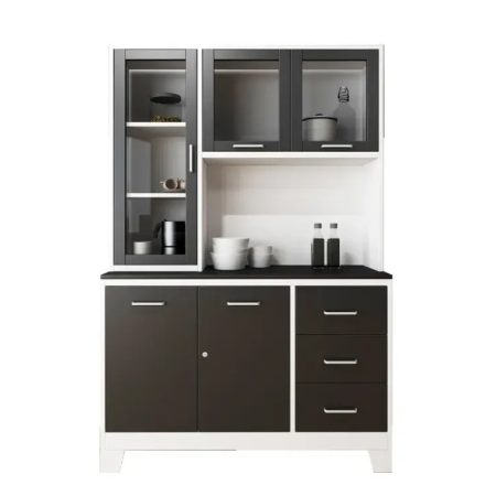 steel kitchen cupboard