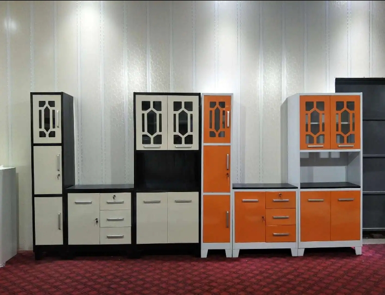 steel cupboards